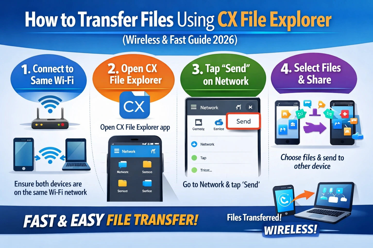 How to Transfer CX File